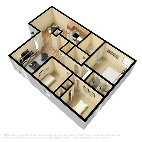 3 bed 2 bath at Diamond  Trail Apartments, Oklahoma